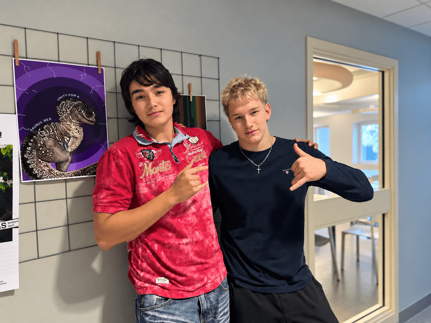 Patrick Sava och Adian Hipsz, vi två bakom Pluggkompis